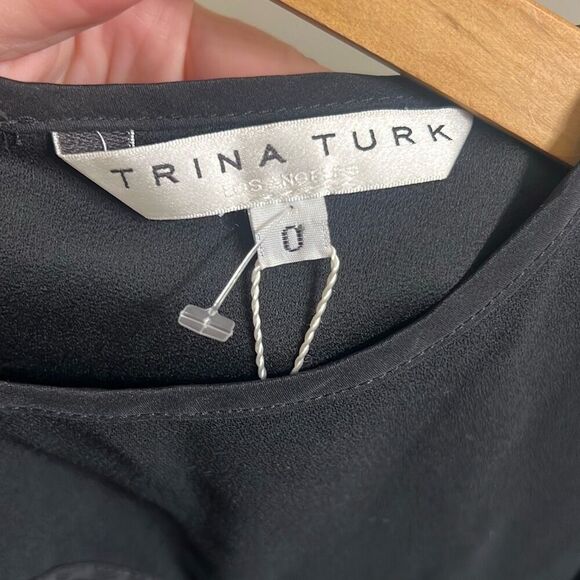 ✨Trina Turk Women's Marlowe Cutout Crepe Sz 0 Dress✨ - Picture 8 of 11